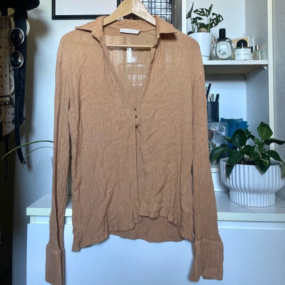Savanah Morrow The Label Button Up Top